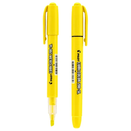 Caneta marca texto amarela Pilot 200SL Caneta marca texto amarela Pilot 200SL
