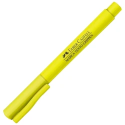 Caneta marca texto amarelo e verde Faber Castell