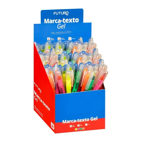 Caneta marca texto gel office cores sortidas Futuro