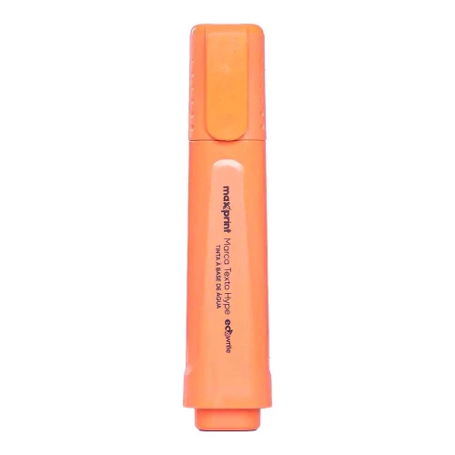 Caneta marca texto hype laranja Maxprint