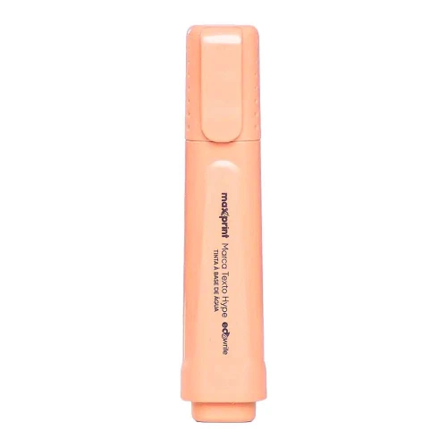 Caneta marca texto hype salmão pastel Maxprint