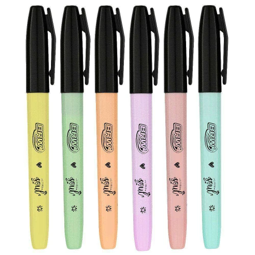 Caneta marca texto soul tons pasteis 1 unidade Caneta marca texto soul tons pasteis 1 unidade