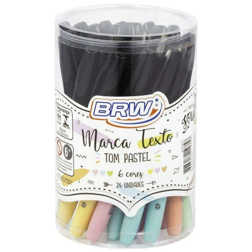 Caneta marca texto soul tons pasteis 1 unidade Caneta marca texto soul tons pasteis 1 unidade