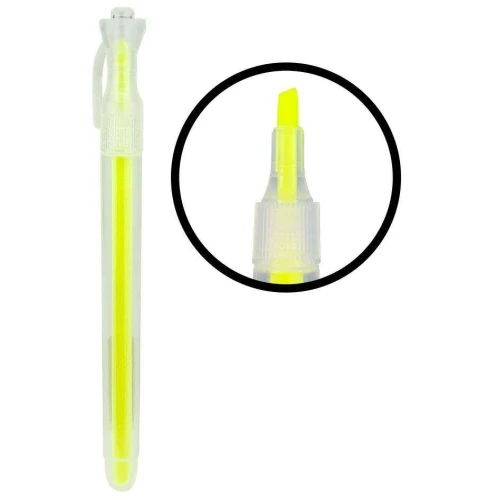 Caneta marca texto trans fluorescente amarelo Brw