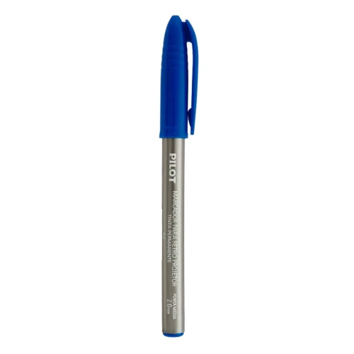 Caneta para retroprojetor ponta média 2.0 azul Pilot Caneta para retroprojetor ponta média 2.0 azul Pilot