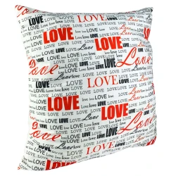 Capa para almofada 43x43cm Love