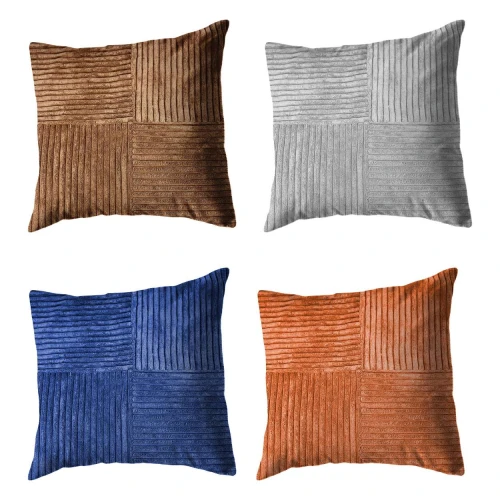 Capa para almofada suede 45x45cm sortido Capa para almofada suede 45x45cm sortido