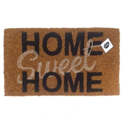 Capacho de fibra de coco 60x33cm home sweet home