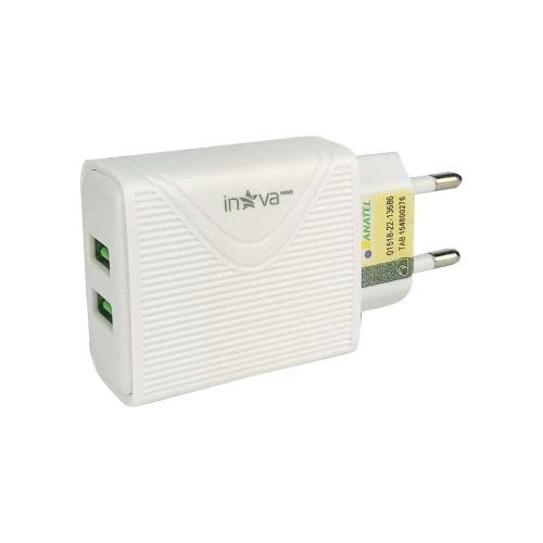 Carregador adaptador USB 3.1A com 02 saídas