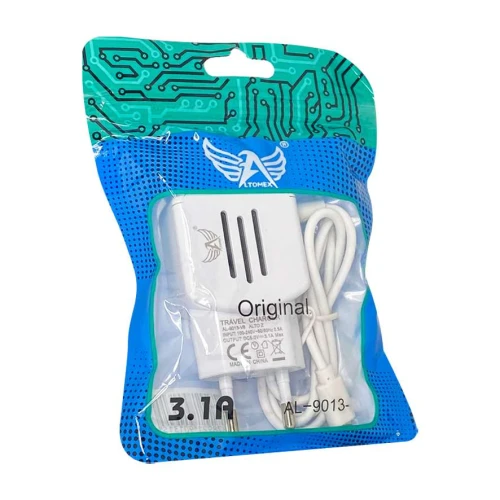 Carregador para celular tipo C rápido com 02 saidas usb Altomex
