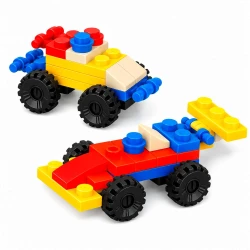 Carro color block monta e desmonta 31 peças Wellmix