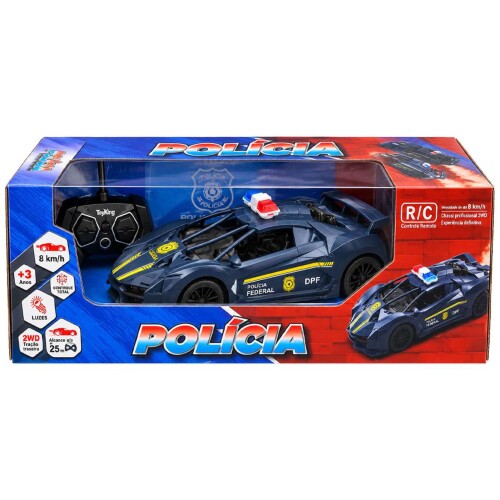 Carro controle remoto policia Carro controle remoto policia