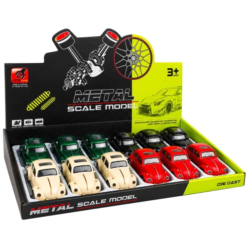 Carro de metal a fricção 12cm sortidos