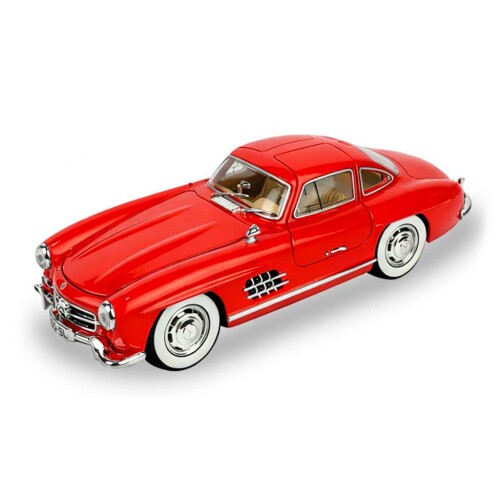 Carro de metal com som e luz Mercedes 300SL 21cm