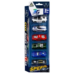 Carro de metal sport 6 peças