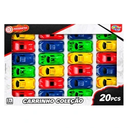Carro de plástico mini possantes 20 peças