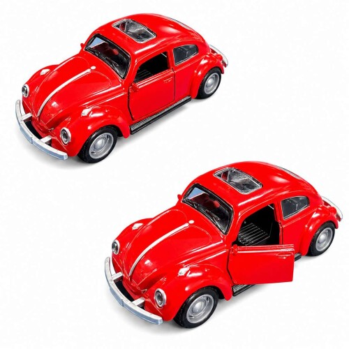 Carro metal fricção 12cm fusca sortido Carro metal fricção 12cm fusca sortido