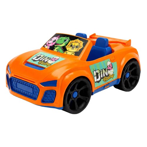 Carro plástico conversivel baby 18cm Carro plástico conversivel baby 18cm