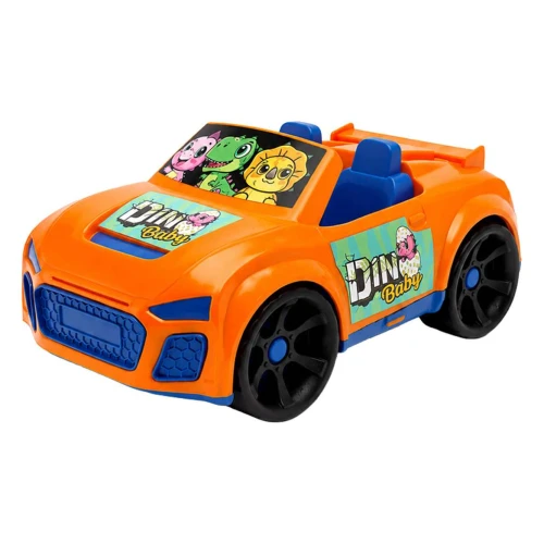Carro plástico conversivel baby 18cm Carro plástico conversivel baby 18cm