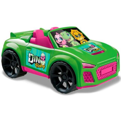 Carro plástico conversivel baby 18cm Carro plástico conversivel baby 18cm