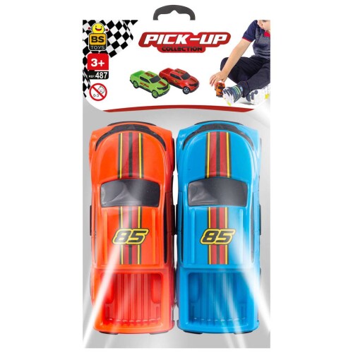 Carro plástico pick up 13cm com 02 unidades