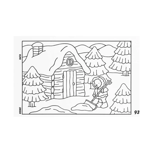 Cartão para colorir com 04 cards Bobbie Goods