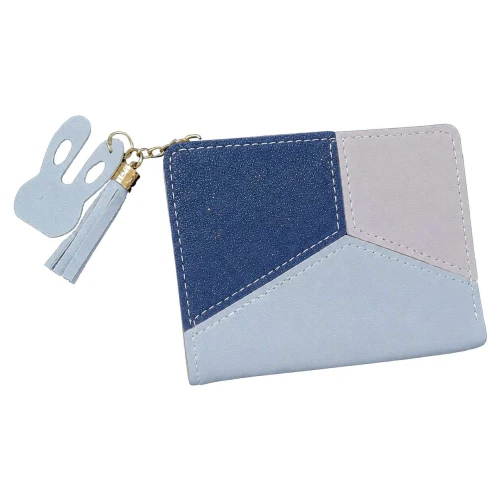 Carteira feminina sintética com diviorias lisa 12 cm Carteira feminina sintética com diviorias lisa 12 cm