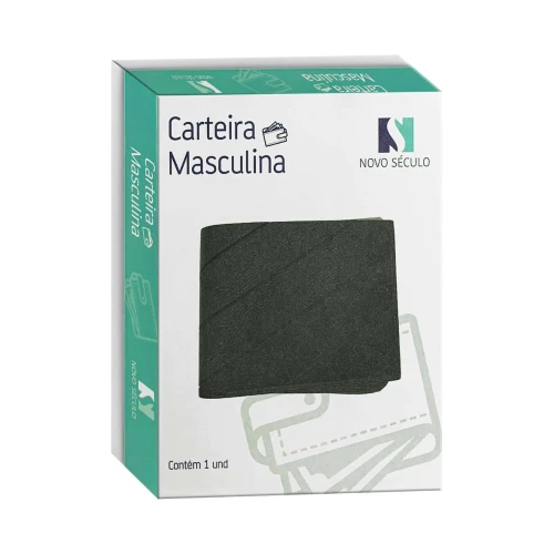 Carteira masculina sintético sortidas Novo Século