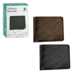 Carteira masculina sintético sortidas Novo Século