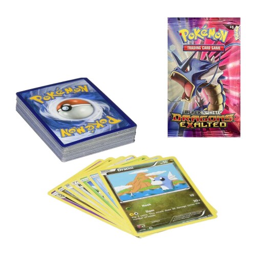 Cartinhas tipo Pokémon com 04 unidades sortidas