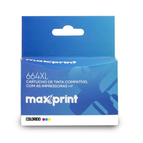 Cartucho para HP compativel F6V30A 664XL colorido 17ml Maxprint