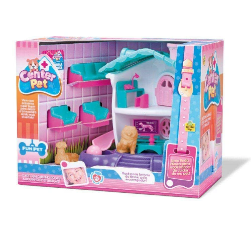 Casinha center pet + acessórioas 30cm