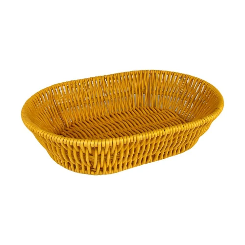 Cesto multiuso oval tramado 28x20cm sortidas