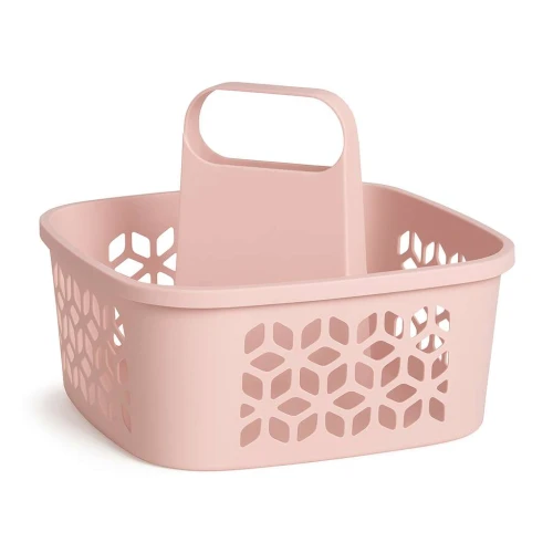 Cesto plástico organizador multiuso 4lts rosa