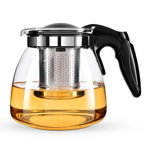 Chaleira de vidro com infusor 1000 ml Chaleira de vidro com infusor 1000 ml