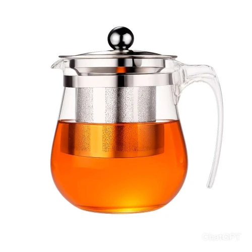 Chaleira de vidro com infusor 300ml Chaleira de vidro com infusor 300ml