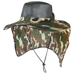 Chapéu adulto pescador com proteção