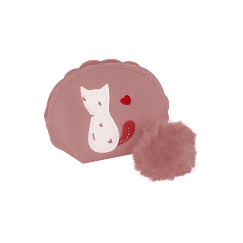 Chaveiro bolsinha para moeda gato pompom Chaveiro bolsinha para moeda gato pompom