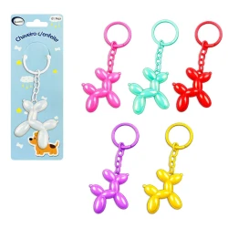 Chaveiro de metal balão cachorrinho hw75811