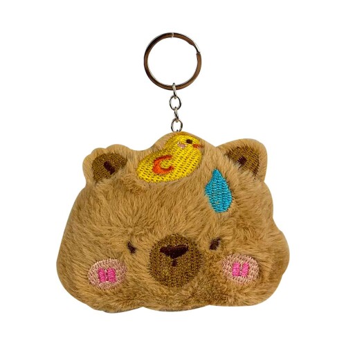 Chaveiro pelúcia capivara