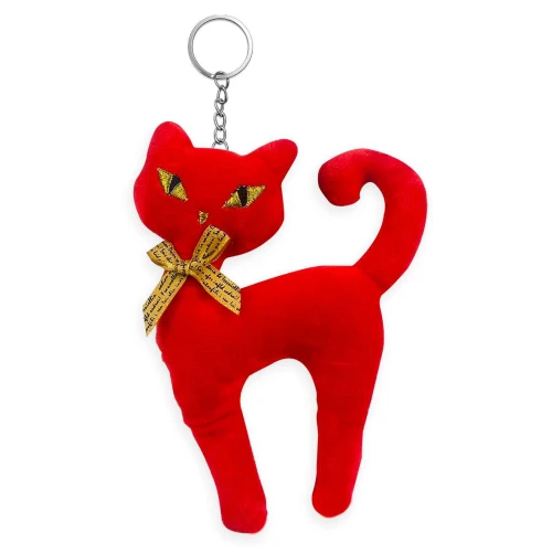 Chaveiro pelúcia gato 17cm hm40811
