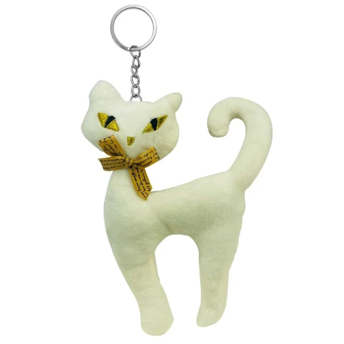 Chaveiro pelúcia gato 17cm hm40811