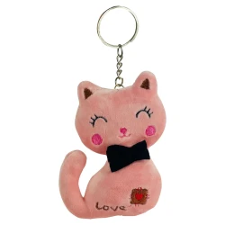 Chaveiro pelúcia gato 17cm hm40811