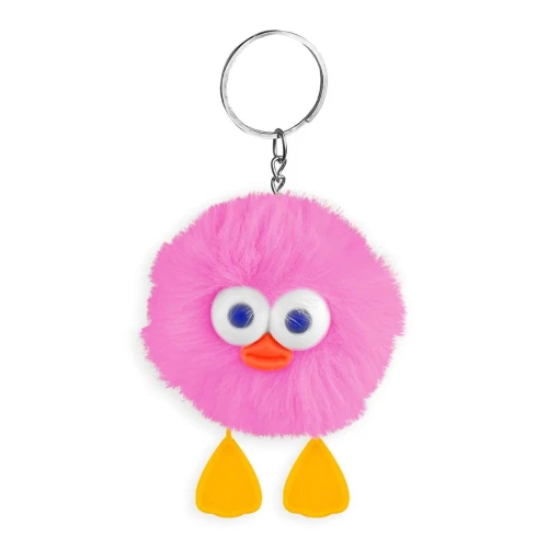 Chaveiro pelúcia pompom patinho hw69829