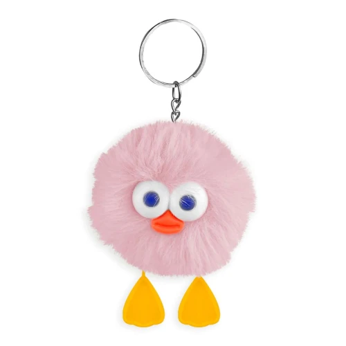 Chaveiro pelúcia pompom patinho hw69829