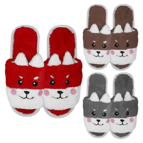 Chinelo de pelúcia feminino bichinho 34-35/36-37/38-39