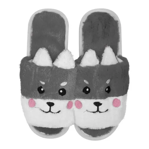 Chinelo de pelúcia feminino bichinho 34-35/36-37/38-39