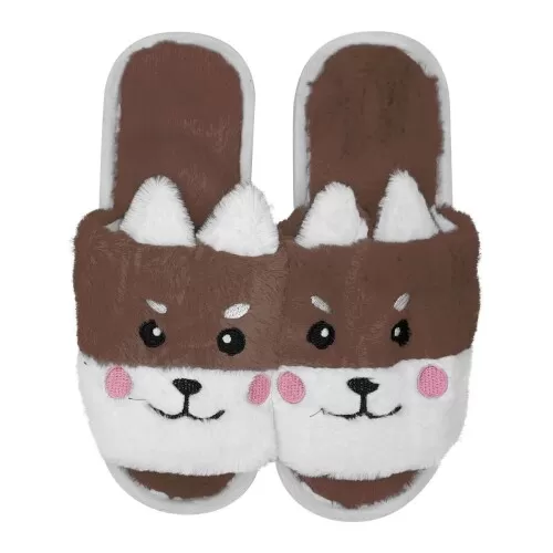 Chinelo de pelúcia feminino bichinho 34-35/36-37/38-39
