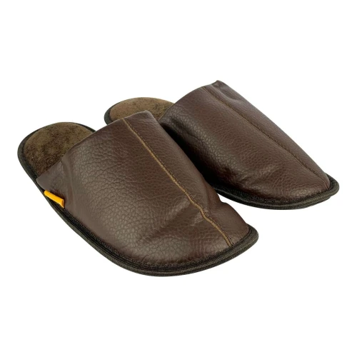 Chinelo sintético masculino marrom tamanhos 39/40 41/42 43/44 Stuf