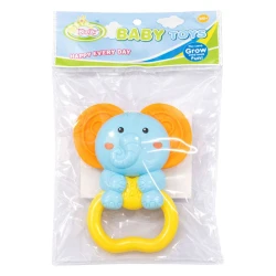 Chocalho plástico bichinhos elefante